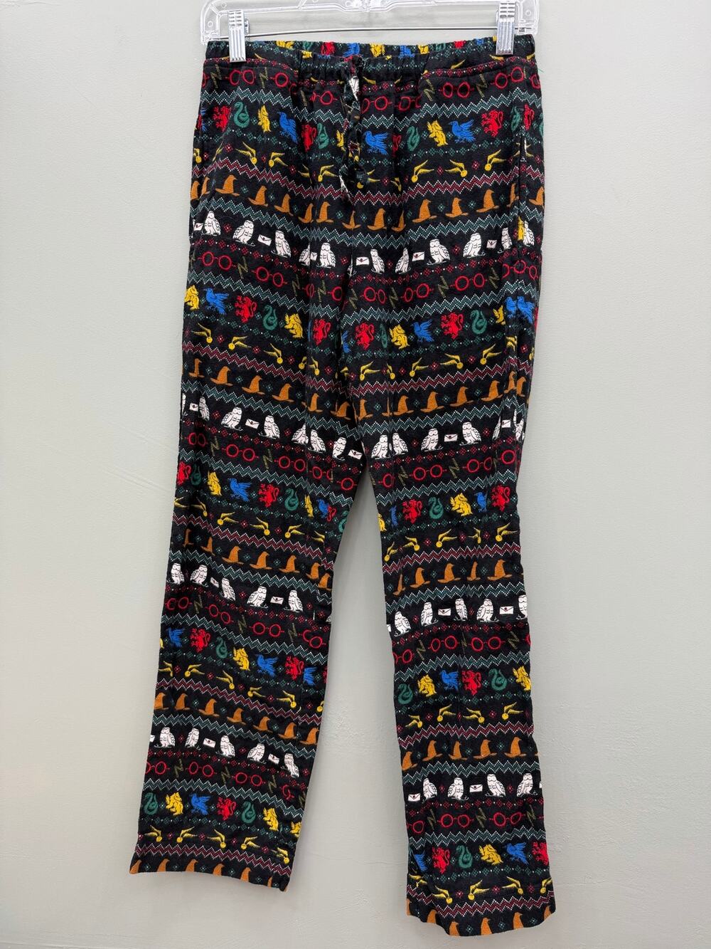 Hanna Andersson Harry Potter Pajama Pants XXS Fair Isle 100% Cotton Hogwarts